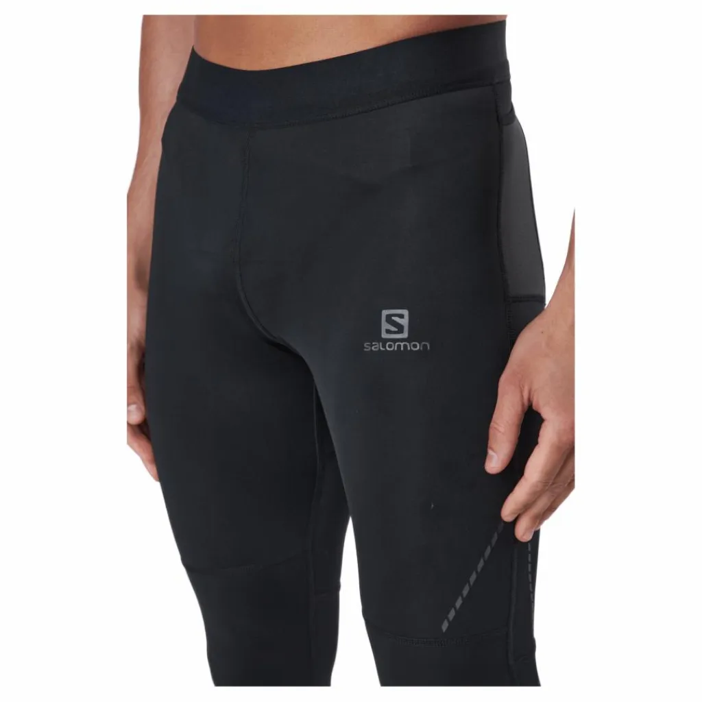 Salomon Cross Run Tight M Black Svart Outlet