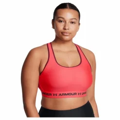 Under Armour Crossback Mid Bra Racer Red Röd Best