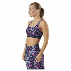Under Armour Crossback Mid Print Blue Blå Outlet