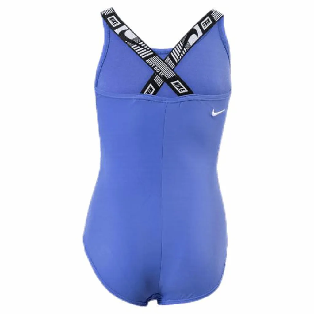 Nike Swim Crossback One Piece Junior Blue Blå Hot
