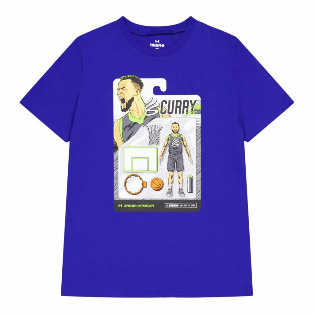 Under Armour Curry Animated Tee 1 Royal Lila