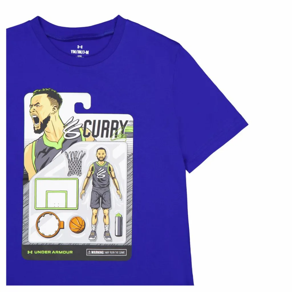 Under Armour Curry Animated Tee 1 Royal Lila