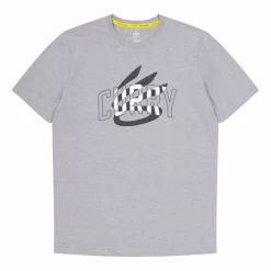 Under Armour Curry Champ Mindset Tee Steel Grå New