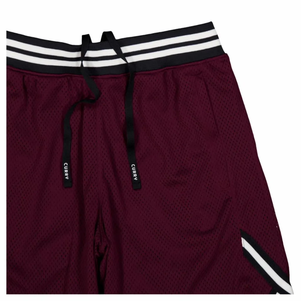 Curry Mesh Short 3 Dark Maroon*Under Armour Outlet