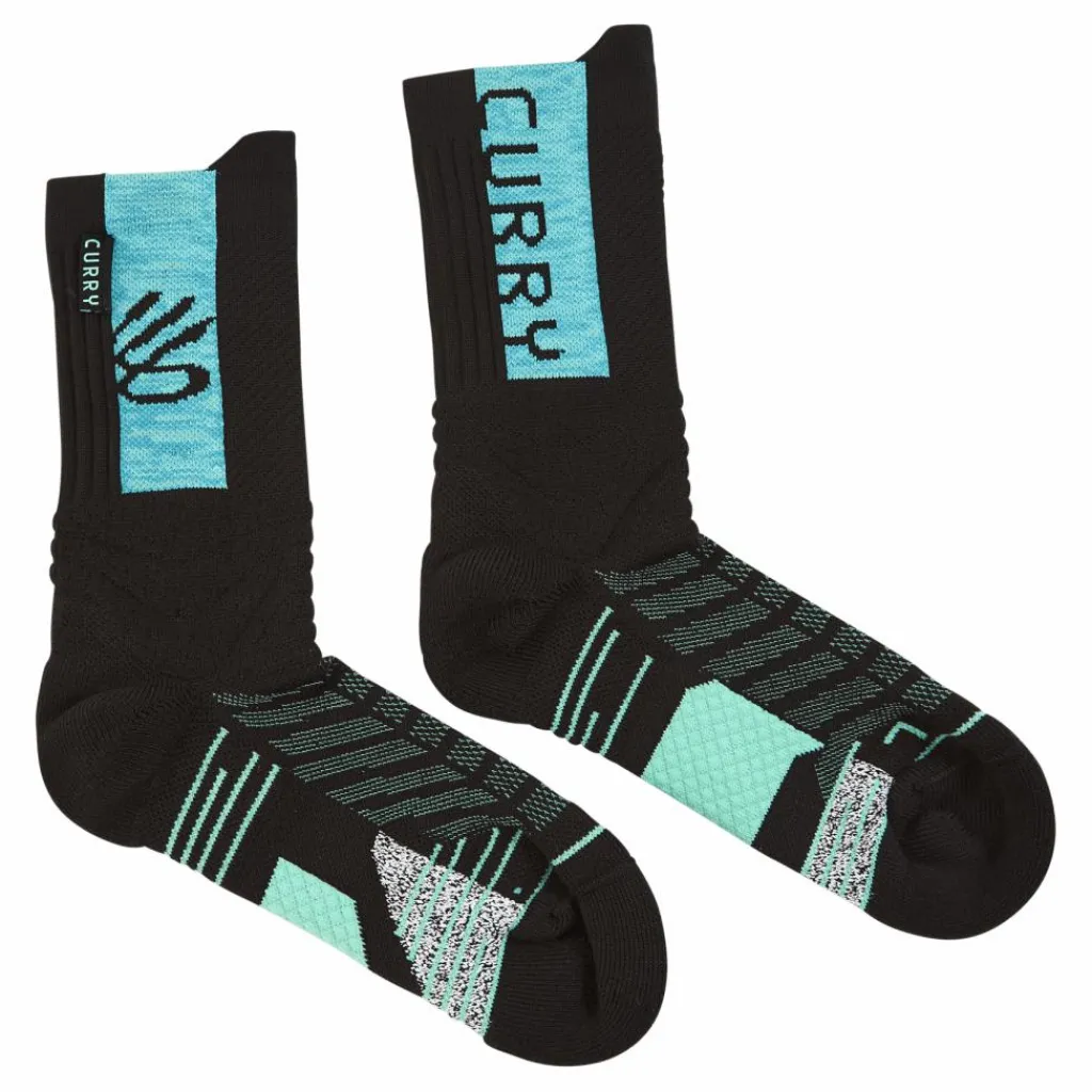 Under Armour Curry Playmaker Mid-Crew Svart Hot