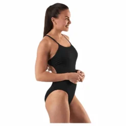 Nike Swim Cut-Out One Piece Black Svart Discount