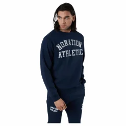 Dacota Crew Neck Sweater Blue*Nonation Discount