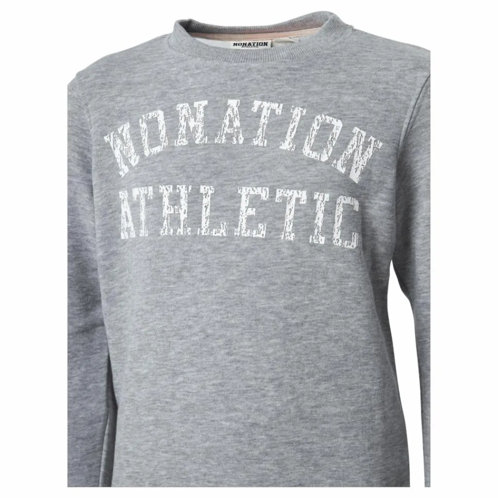 Dakota Crew Neck Sweater Grey*Nonation Best