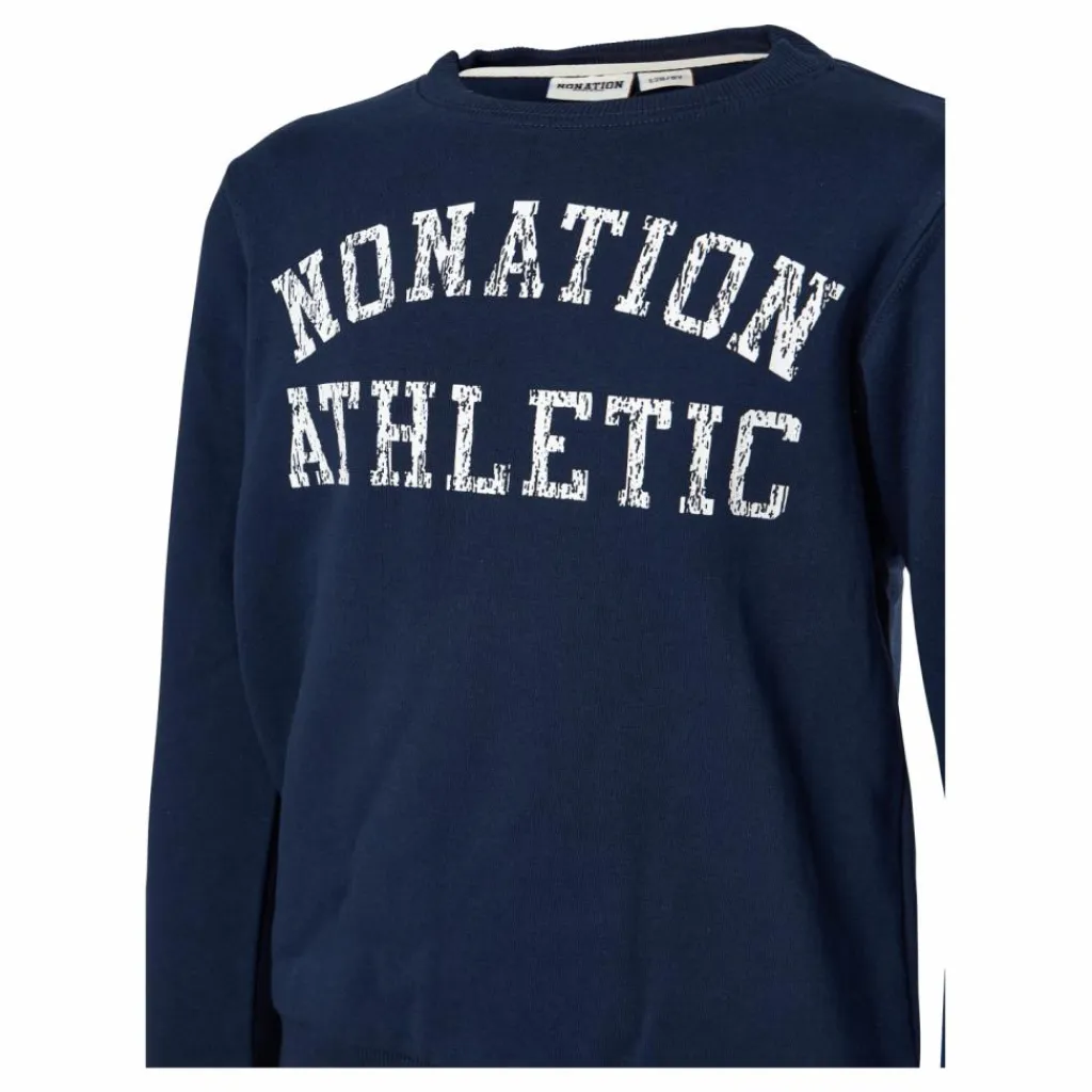 Nonation Dakota Crew Neck Sweater Blue Blå Outlet