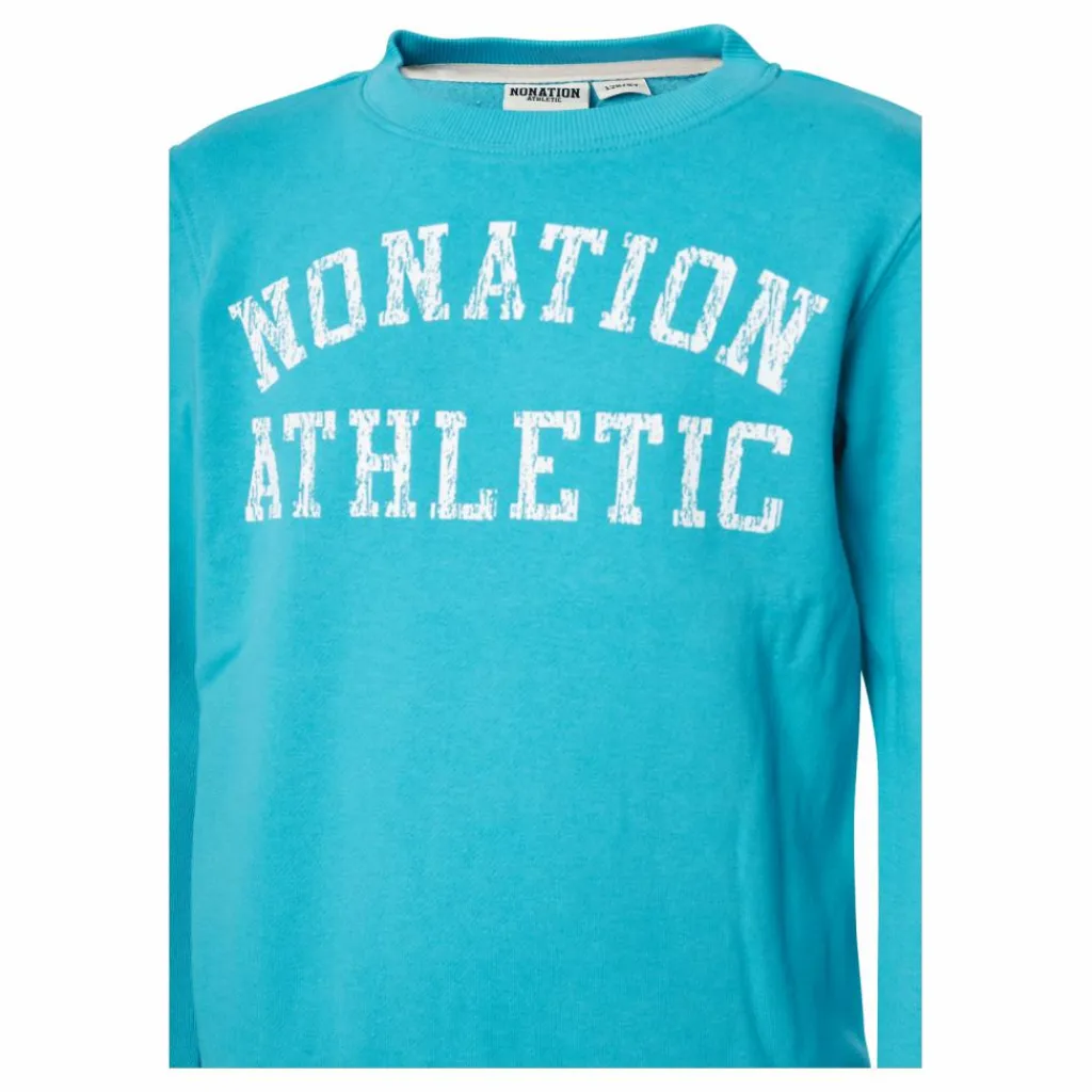 Nonation Dakota Crew Neck Sweater Blue Blå Best