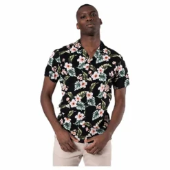 Dale Resort Shirt S/S One Pocket Black*Jack & Jones New