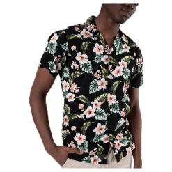 Dale Resort Shirt S/S One Pocket Black*Jack & Jones New