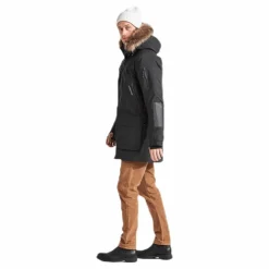 Didriksons Dante Parka Black Svart Discount