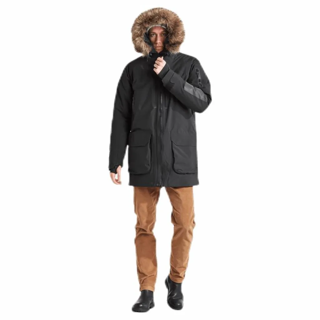 Didriksons Dante Parka Black Svart Discount