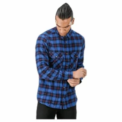 Tuxer David Shirt Blue Blå Sale