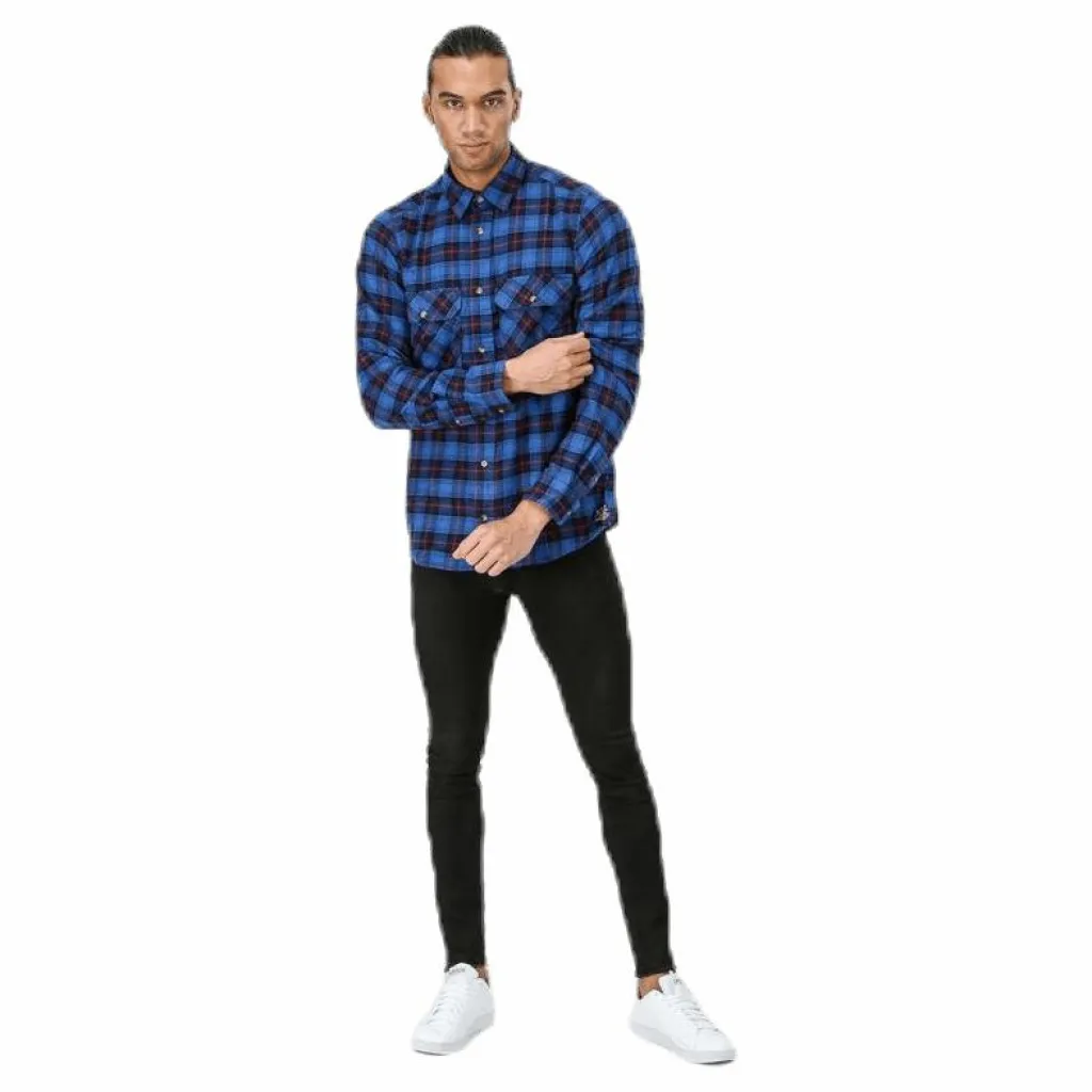 Tuxer David Shirt Blue Blå Sale