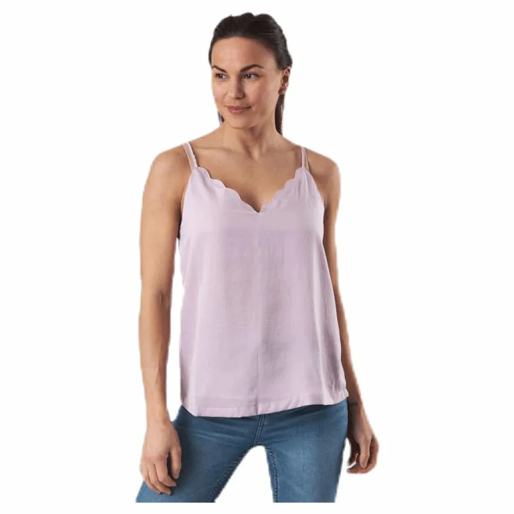 Only Debbie Singlet Wvn Pink Rosa Clearance
