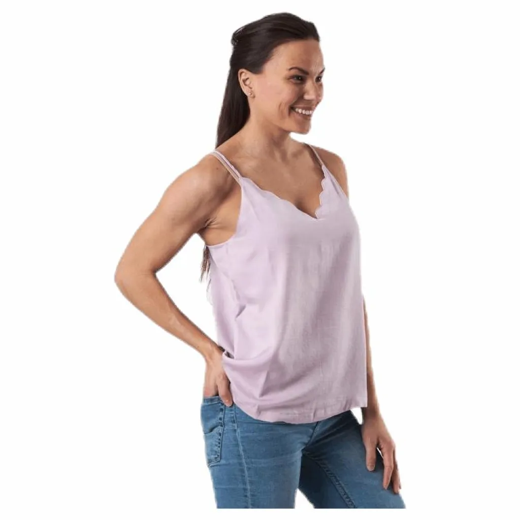 Only Debbie Singlet Wvn Pink Rosa Clearance