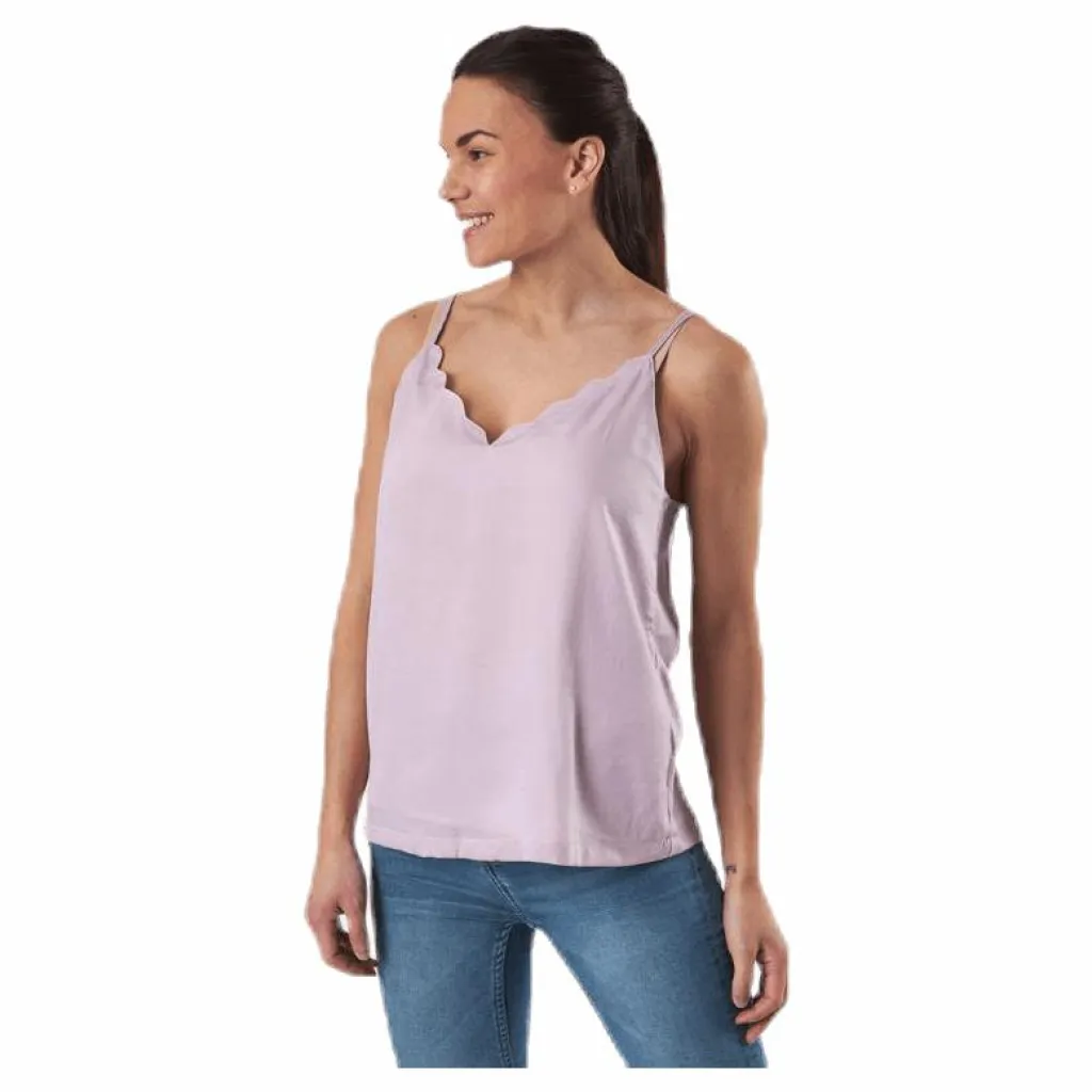 Only Debbie Singlet Wvn Pink Rosa Clearance