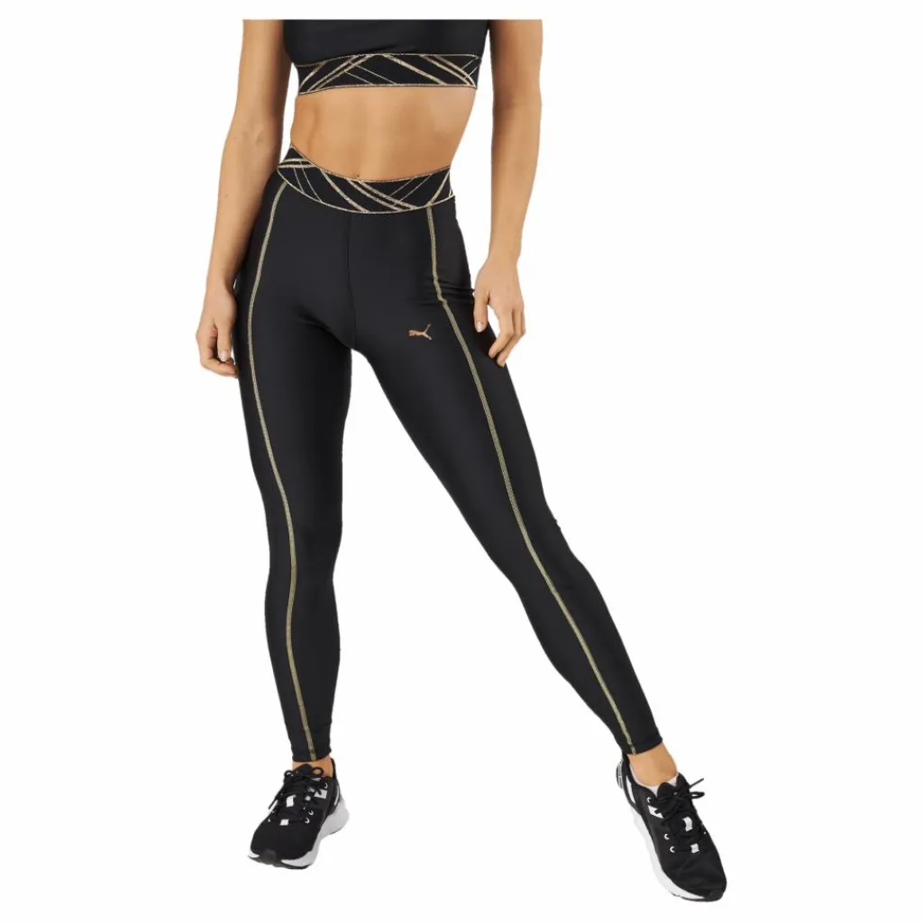 Puma Deco Glam High Waist Full Tigh Black-deco Glam Svart Online