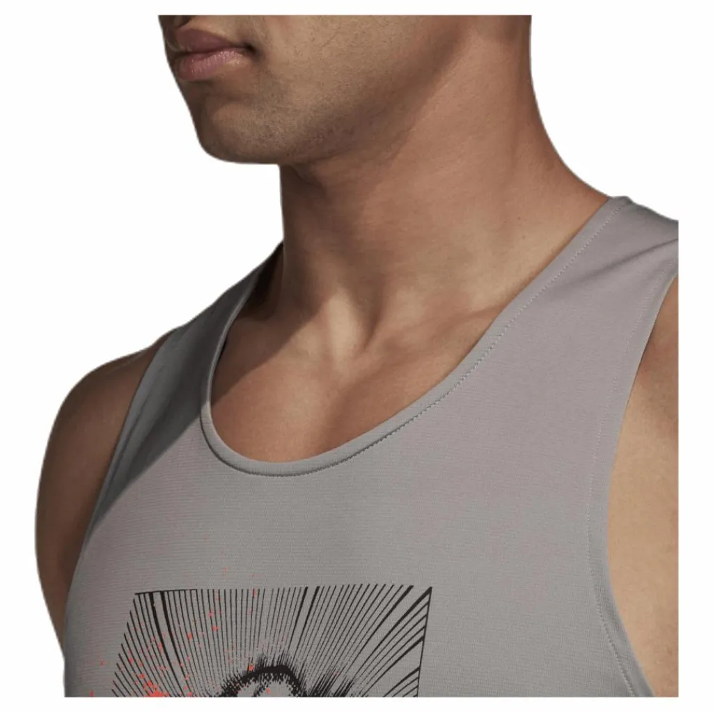 adidas Decode Tank Grey Grå New