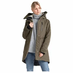 Didriksons Diana Parka Green Grön Best