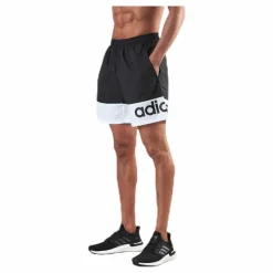 adidas D2M Colour Block Short White/Black Svart Best