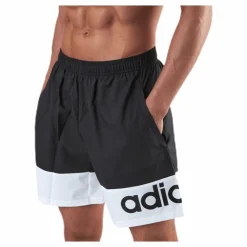 adidas D2M Colour Block Short White/Black Svart Best