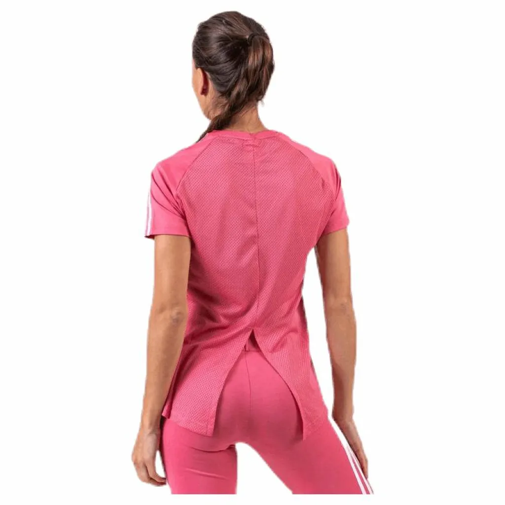adidas D2M 3S Tee Pink/White Rosa Discount