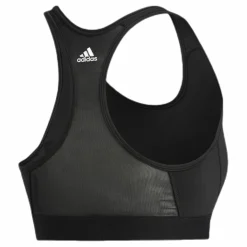 adidas Dont Rest Alphaskin Sport Branded Bra Black / White Svart Outlet
