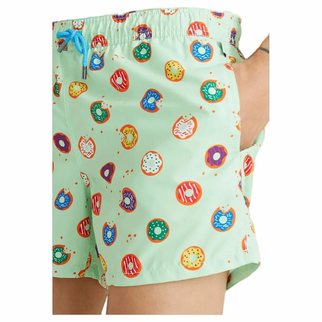 Happy Socks Donut Swimshorts Green Grön Best