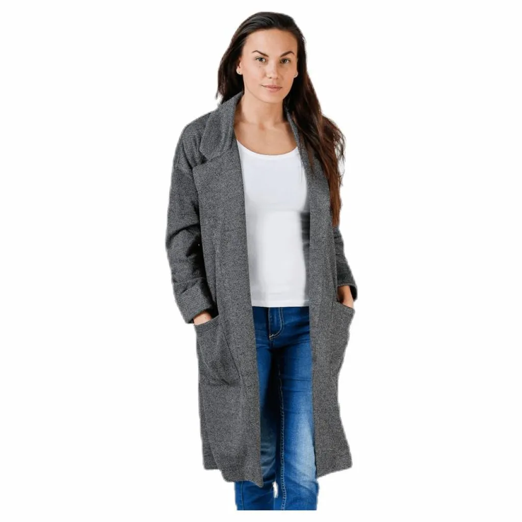 Pieces Dorita 3/4 Coatigan Grey Grå New