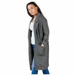 Pieces Dorita 3/4 Coatigan Grey Grå New