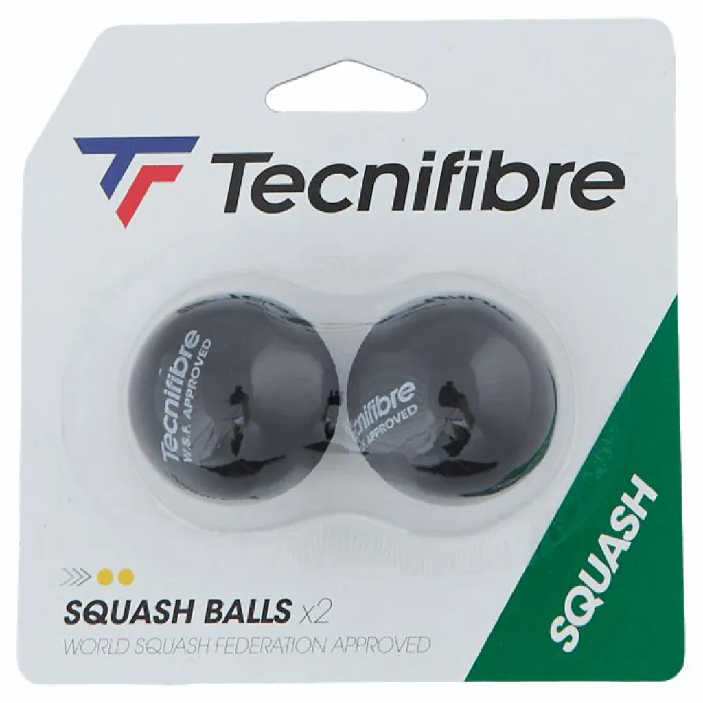 Tecnifibre Double Yellow (2-pack) Black Svart