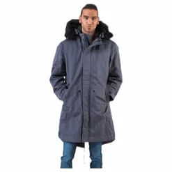 Down Fill Hood Parka Grey*Nike Outlet