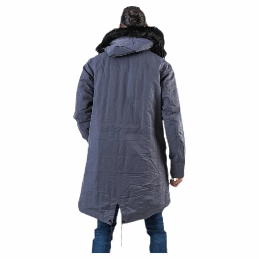 Down Fill Hood Parka Grey*Nike Outlet
