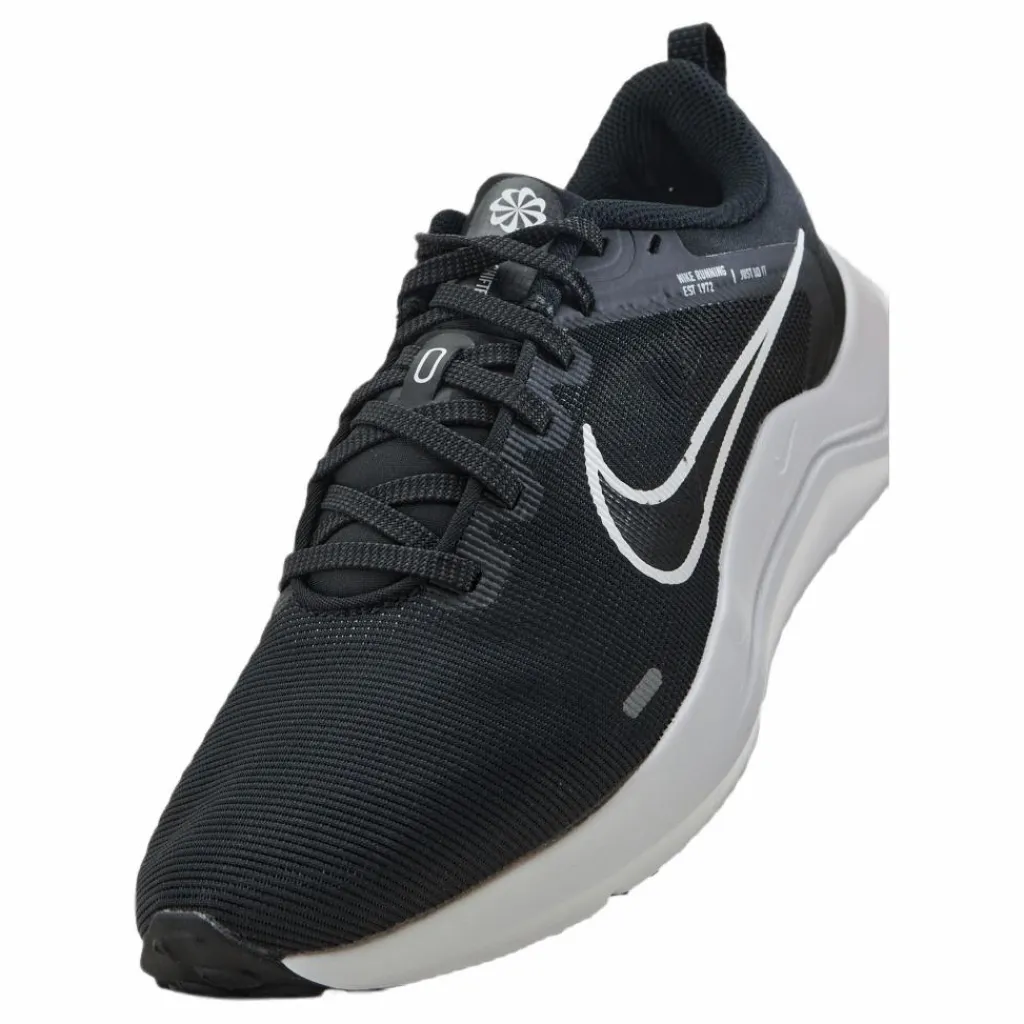 Nike Downshifter 12 Women's Road Running Shoes BLACK/WHITE-SMOKE GREY-PURE PLATINUM Svart Clearance