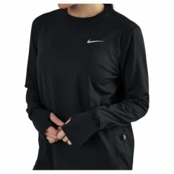 Dri-FIT Element Women's Running Crew BLACK/REFLECTIVE SILV*Nike New