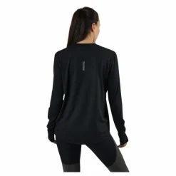 Dri-FIT Element Women's Running Crew BLACK/REFLECTIVE SILV*Nike New