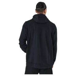 Nike Dri-FIT Men's Full-Zip Training Hoodie BLACK/WHITE Svart Discount