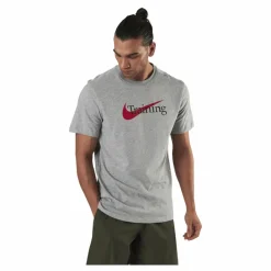 Dri-FIT Men's Swoosh Training T-Shirt DK GREY HEATHER*Nike New