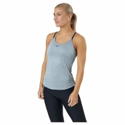 Nike Dri-FIT One Elastika Women's Standard Fit Tank PARTICLE GREY/HTR/BLACK Grå Online
