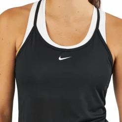 Dri-FIT One Elastika Women's Standard Fit Tank BLACK/WHITE*Nike Best