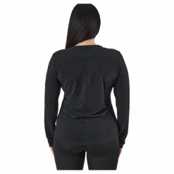 Dri-FIT One Luxe Women's Standard Fit Long-Sleeve Top BLACK/REFLECTIVE SILV*Nike Outlet