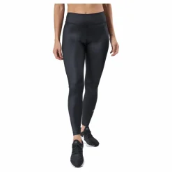 Nike Dri-FIT One Women's Mid-Rise Shine Leggings BLACK/WHITE Svart Outlet