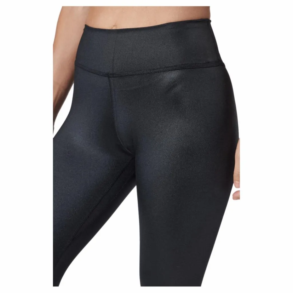 Nike Dri-FIT One Women's Mid-Rise Shine Leggings BLACK/WHITE Svart Outlet