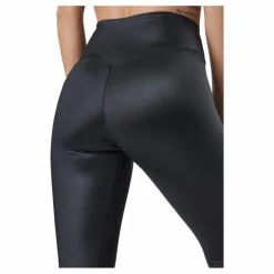 Nike Dri-FIT One Women's Mid-Rise Shine Leggings BLACK/WHITE Svart Outlet