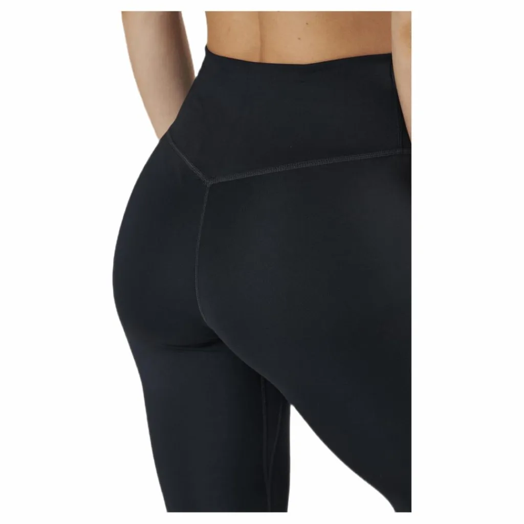 Nike Dri-FIT One Women's Mid-Rise Leggings BLACK/WHITE Svart Hot