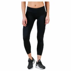 Nike Dri-FIT Power Running Girl White/Black Svart Sale