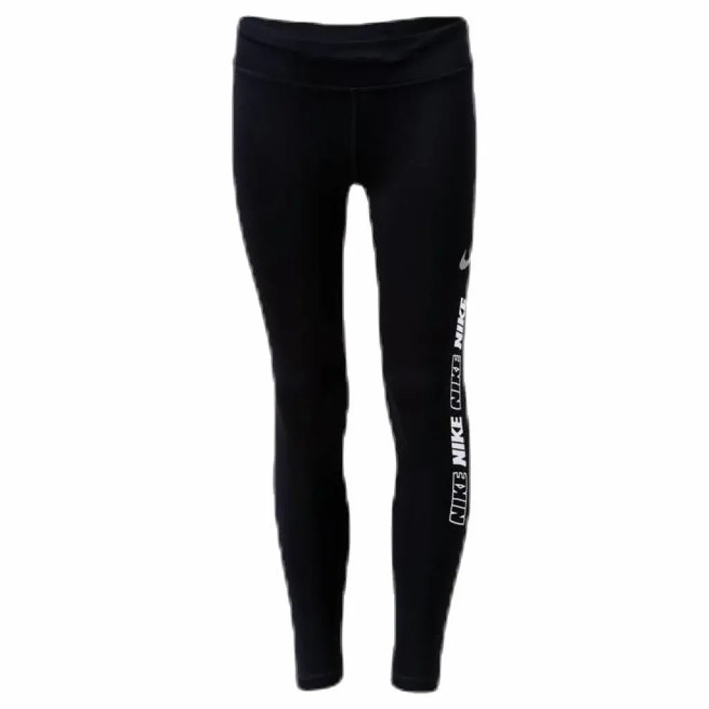Nike Dri-FIT Power Running Girl White/Black Svart Sale